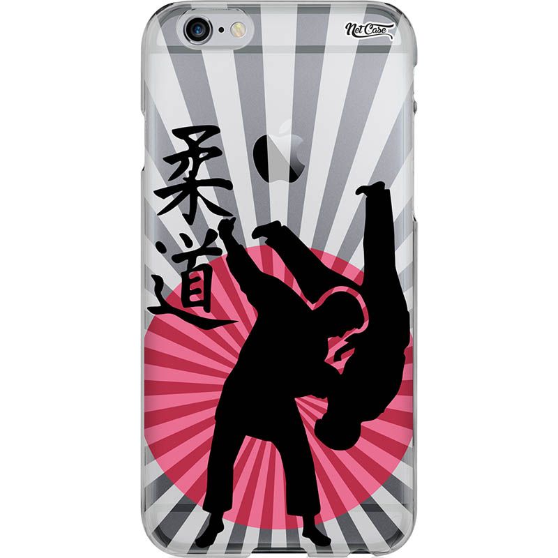 Capa Silicone NetCase Transparente Movimento Judô