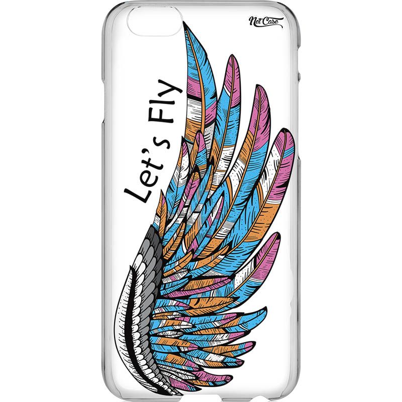 Capa Silicone NetCase Transparente Asa: Let's Fly