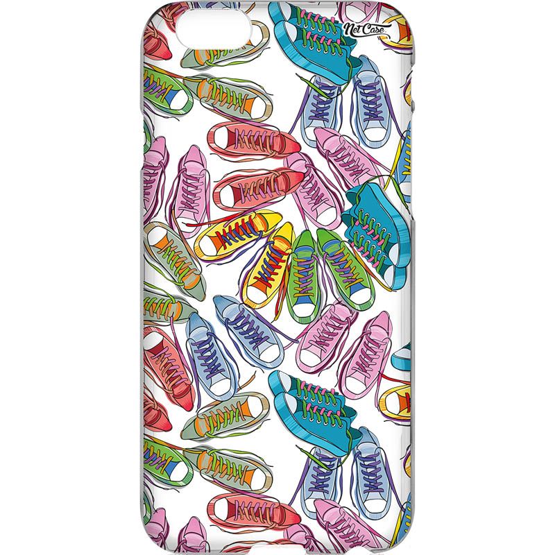 Capa Silicone NetCase Transparente Color Shoes