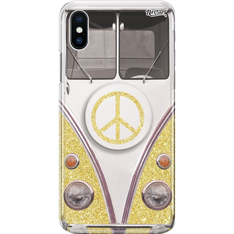 Capa Netcase Glitter + Pop 3in1 Dourado - Kombi