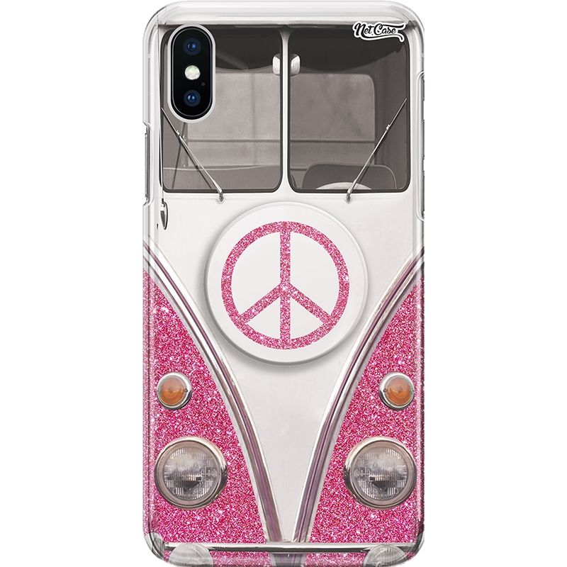 Capa Netcase Glitter + Pop 3in1 Pink - Kombi