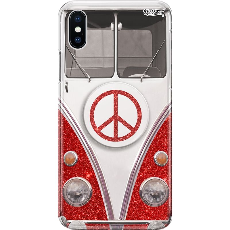 Capa Netcase Glitter + Pop 3in1 Vermelho - Kombi