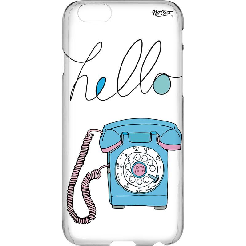 Capa Silicone NetCase Transparente Telephone: Hello