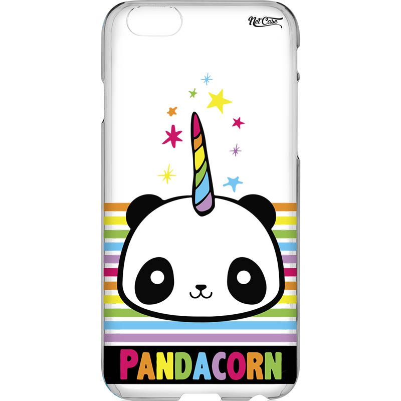 Capa Silicone NetCase Transparente Pandacorn