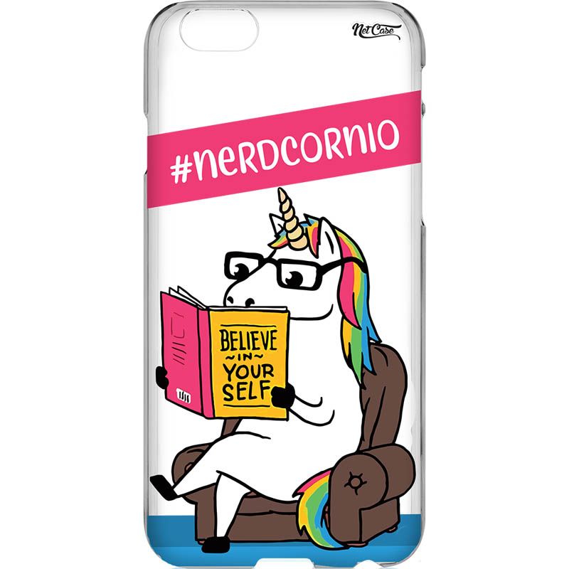 Capa Silicone NetCase Transparente #Nerdcornio