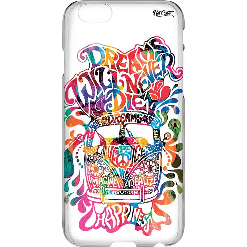 Capa Silicone NetCase Transparente Kombi Dreams Will Never Die