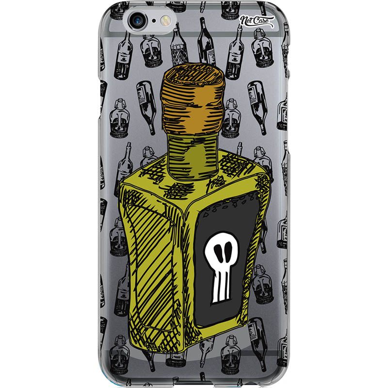 Capa Silicone NetCase Transparente Bottle of Poison