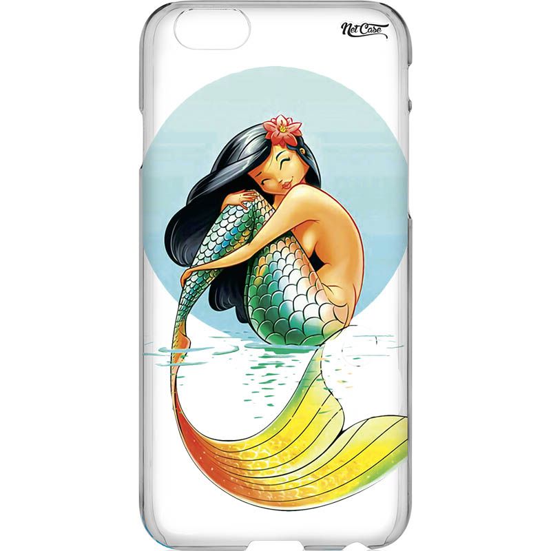 Capa Silicone NetCase Transparente Hawaii Mermaid