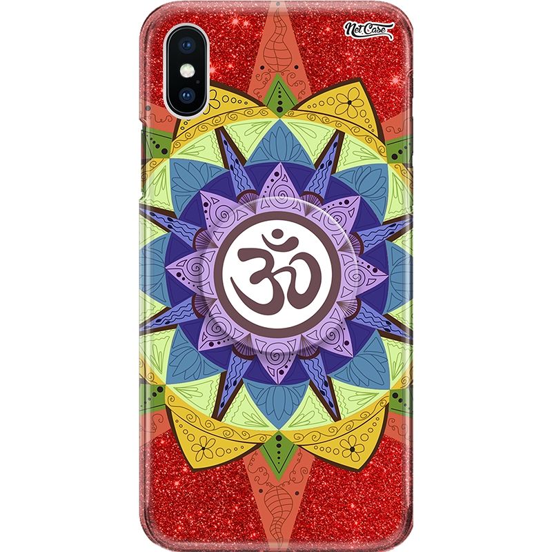 Capa Netcase Glitter + Pop 3in1 Rosa - Mandala Hindu