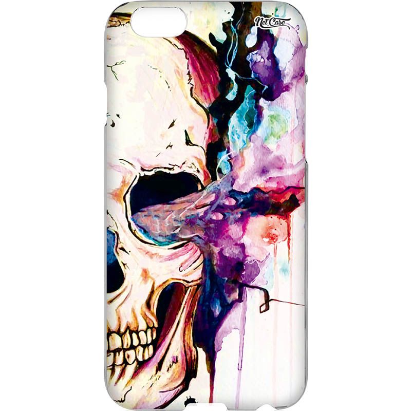 Capa Silicone NetCase Chapada Crânio em Tinta