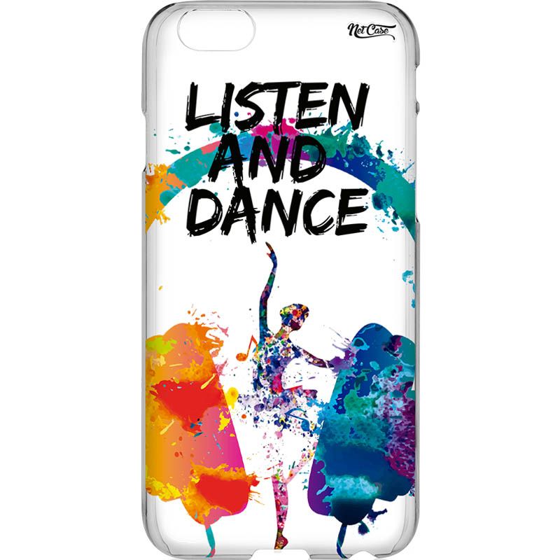 Capa Silicone NetCase Transparente Listen and Dance