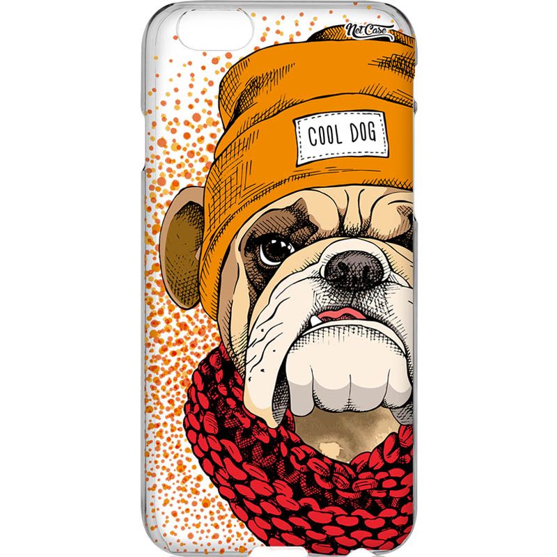 Capa Silicone NetCase Transparente Cool Dog
