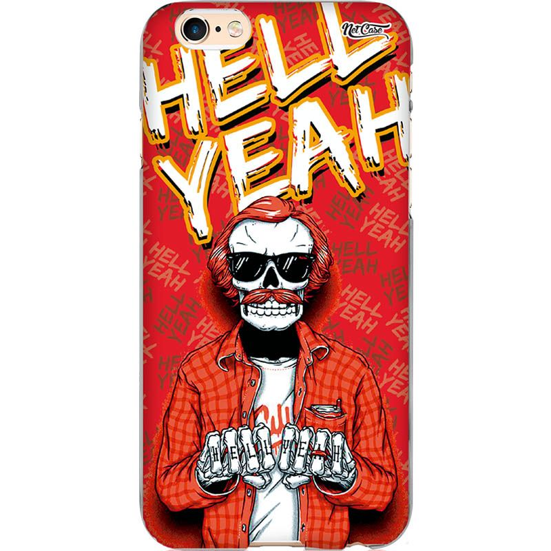 Capa Silicone NetCase Chapada Redhead Hell Yeah