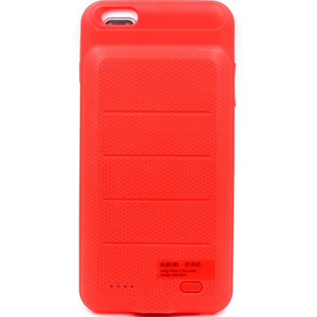 Capa Carregadora Ample Backpack Baseus para IPhone 6 Plus - 3600mAh - Vermelho