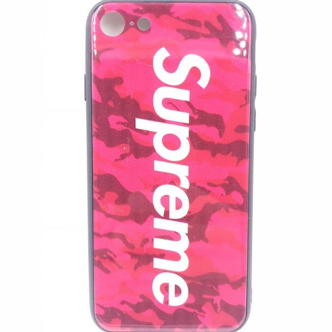 Capa Anti Choque Supreme - Camuflada Vermelho