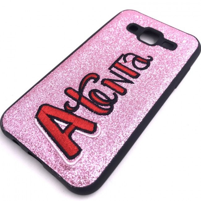 Capa Glitter Desenhos Bordado - 'Atenta' para Samsung Galaxy J5 - J500