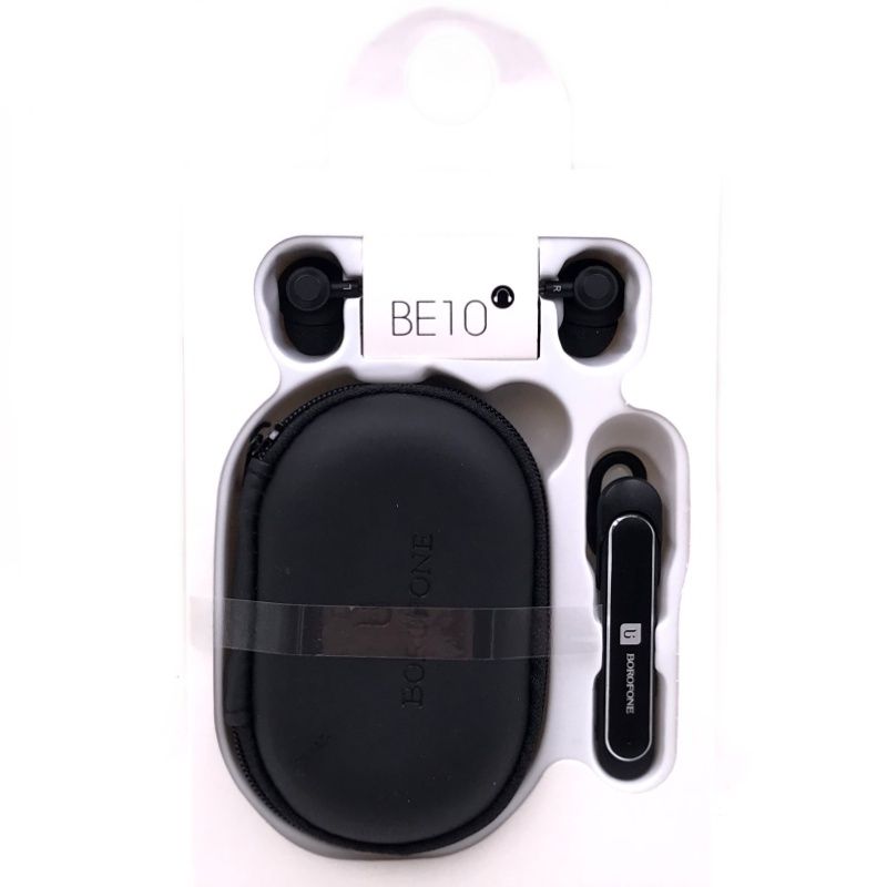 Fone de Ouvido Bluetooth Borofone 2 em 1 BE10 - Preto