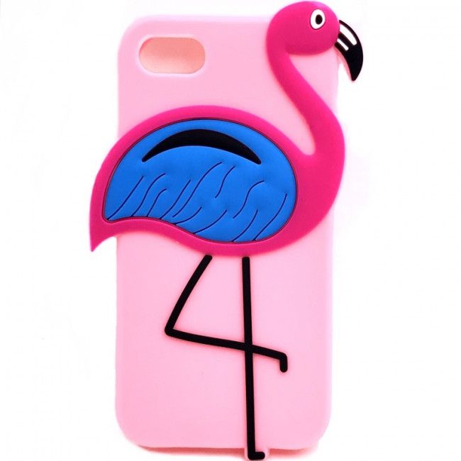 Capa Borracha Flamingo Rosa