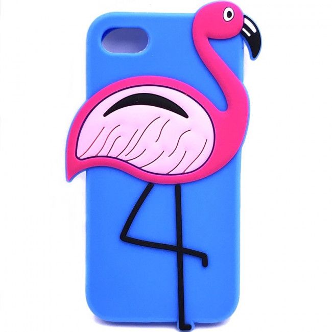 Capa Borracha Flamingo Azul