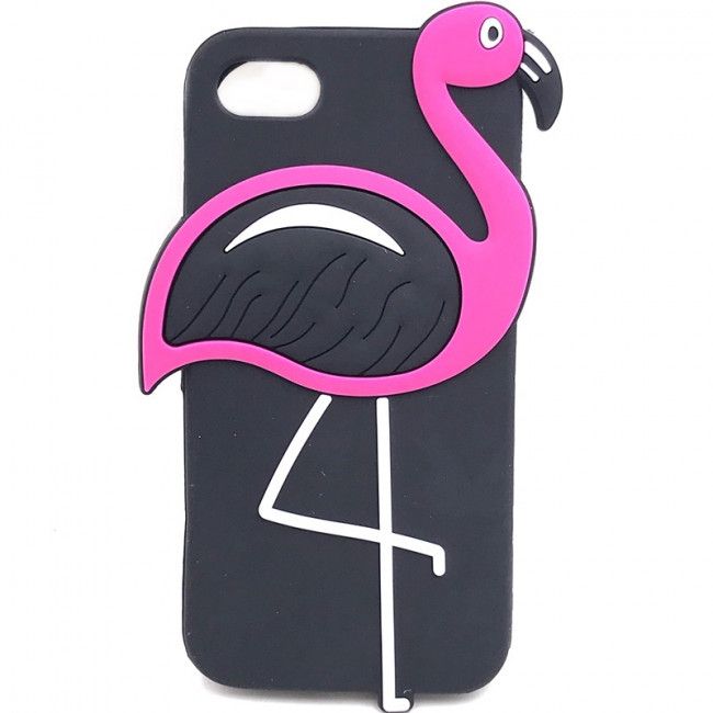 Capa Borracha Flamingo Preto