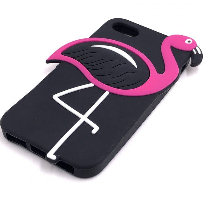 Capa Borracha Flamingo Preto