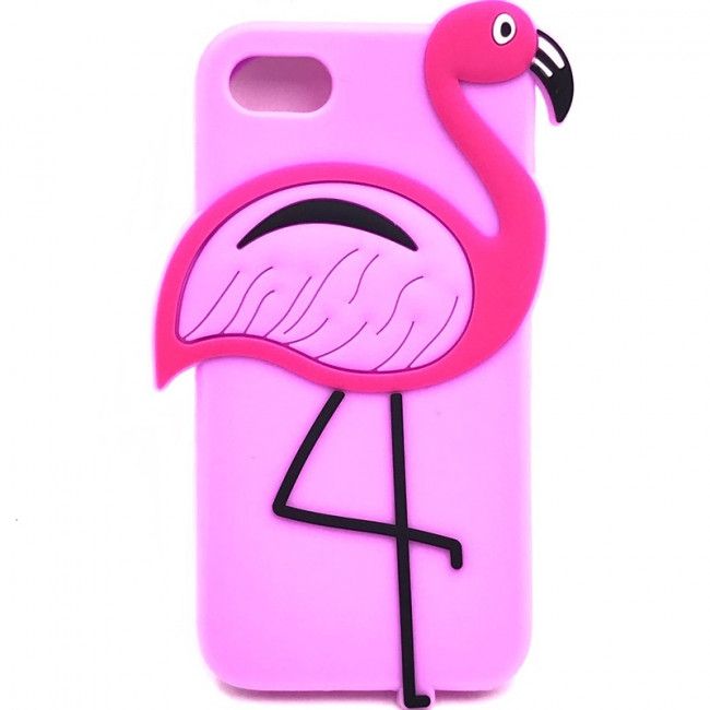 Capa Borracha Flamingo Lilás