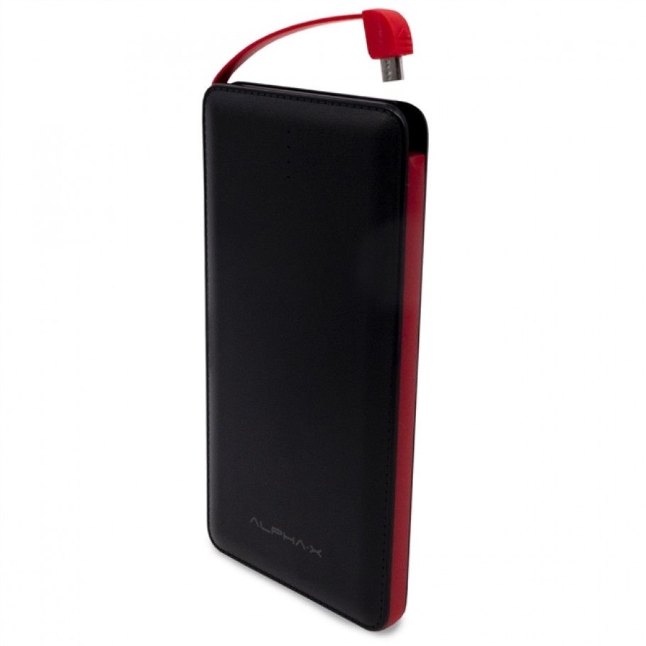Bateria Extra Portátil Universal Power Bank HRebos Alpha.X E13 Usb - 13000mAh - Preto