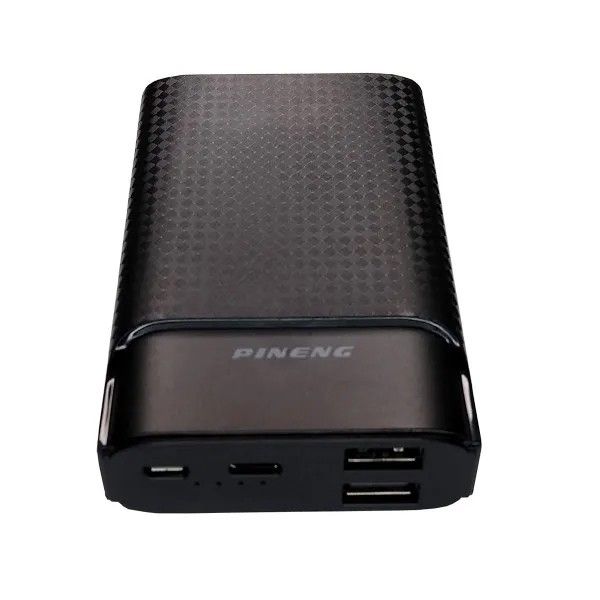 Bateria Extra Portátil Universal Power Bank Pineng Usb Dual - PN-985 - 10000mAh - Preto