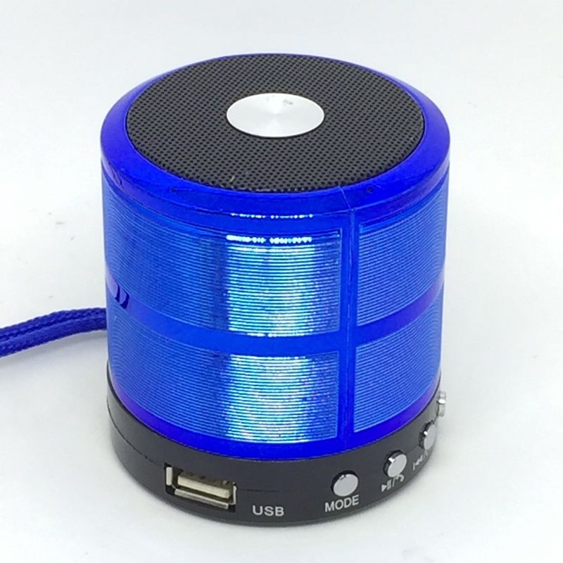 Caixa de Som Portátil Bluetooth WS-887 - Azul