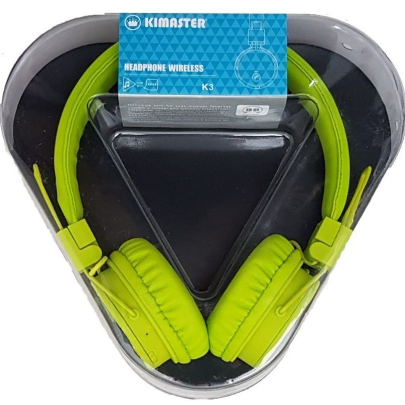 Fone de Ouvido sem Fio Bluetooth Kimaster K3 - Verde