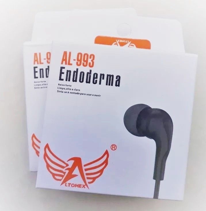 Fone de Ouvido AL-993 Endoderma - Preto