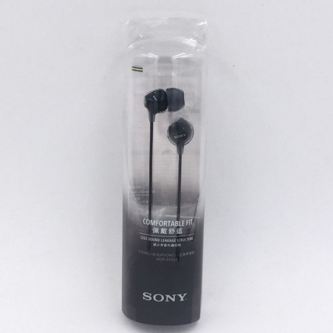 Fone de Ouvido Intra-Auricular Sony MDR-EX15LP - Preto | Street Case