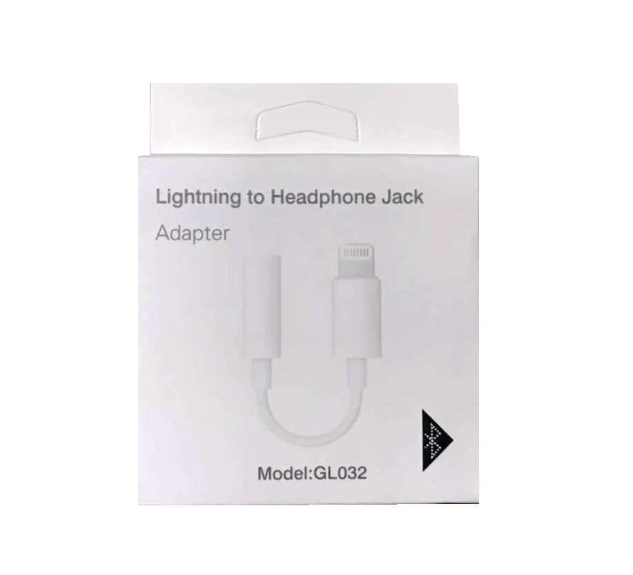 Adaptador Lightning para Conector de Fones de Ouvido P2 Bluetooth - GL032
