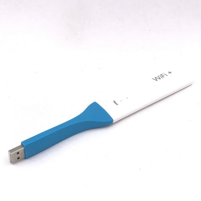 Repetidor de Sinal Wi-Fi Usb sem Fio - Branco e Azul