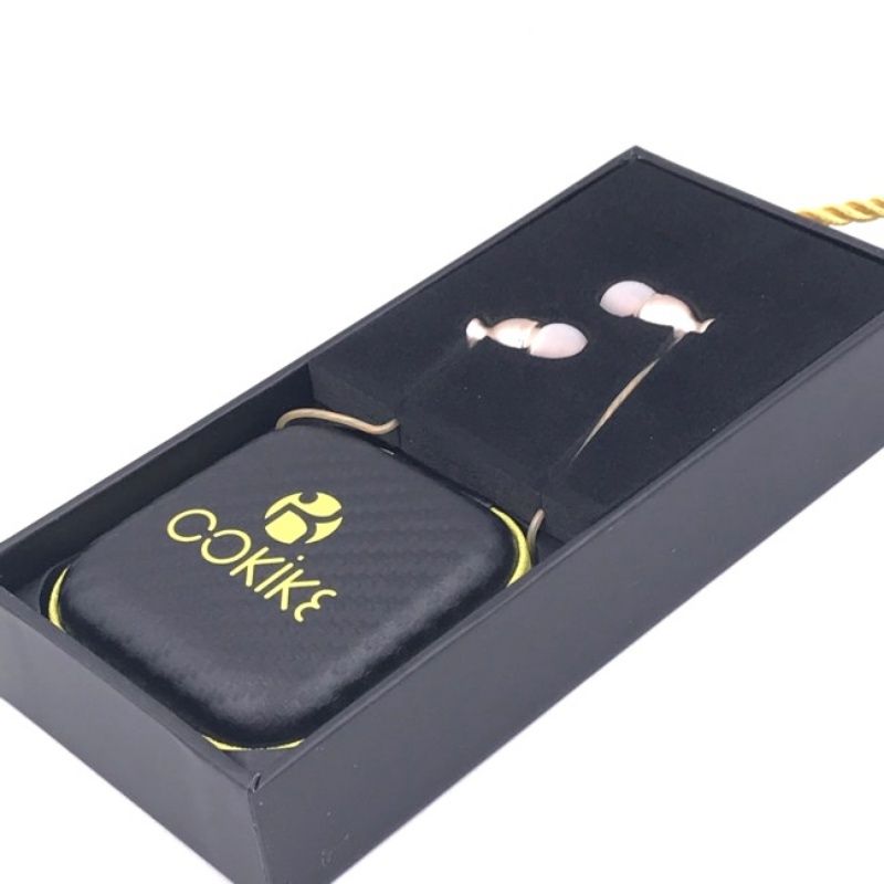 Fone de Ouvido Cokike K200 - Dourado