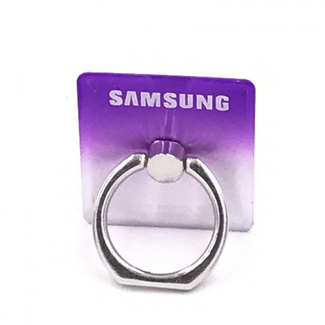 Suporte para Dedo Samsung Degradê - Roxo e Prata