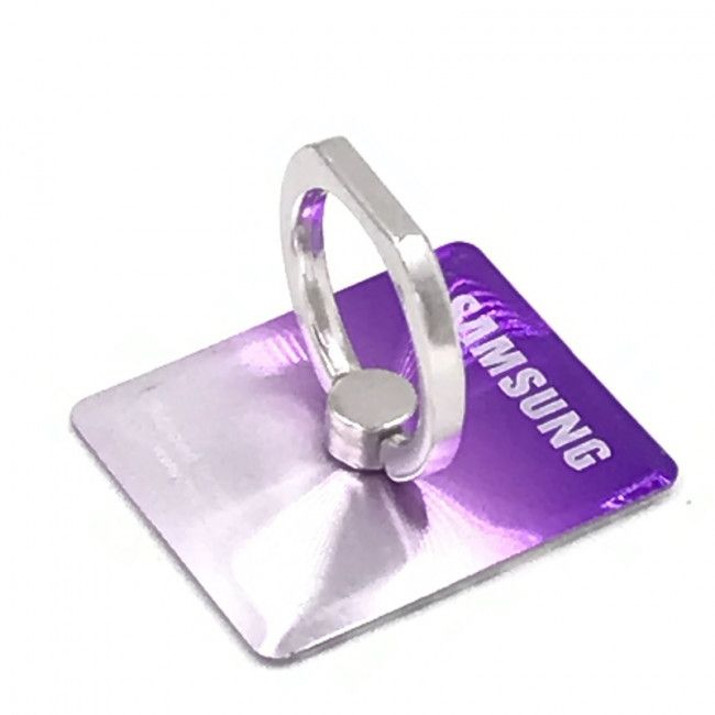 Suporte para Dedo Samsung Degradê - Roxo e Prata