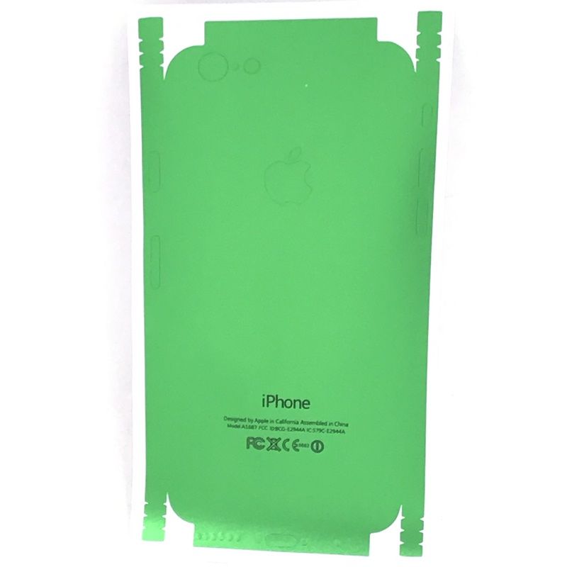 Película Traseira Adesiva para IPhone - Verde