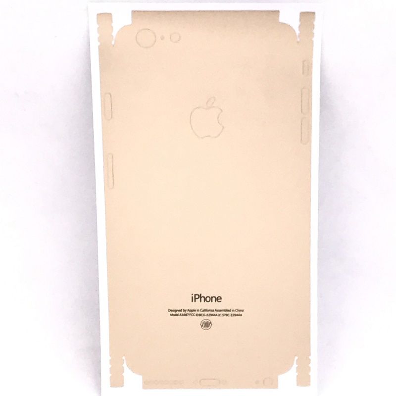 Película Traseira Adesiva para IPhone - Dourado