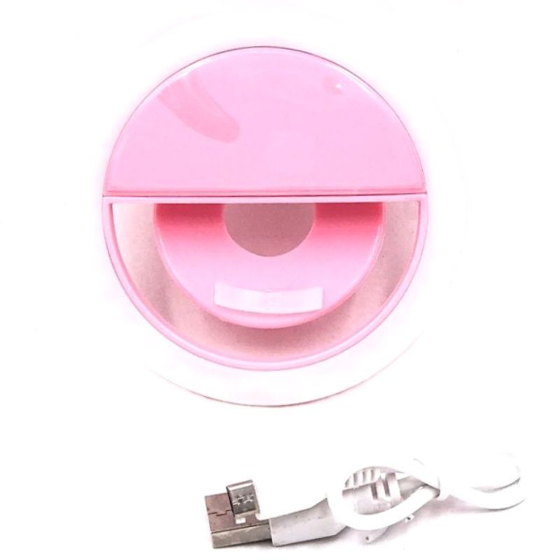 Selfie Ring Light para Smartphone DC/B3A - Rosa