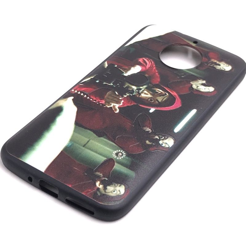 Capa Cinema - La Casa de Papel Metralhadoras para Motorola Moto G5S