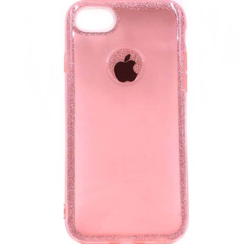 Capa Maçã Glitter Rosê para IPhone 6G/7G