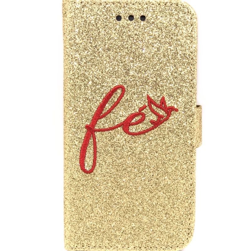 Capa Carteira Nova - Fé Dourado para IPhone 6/6s