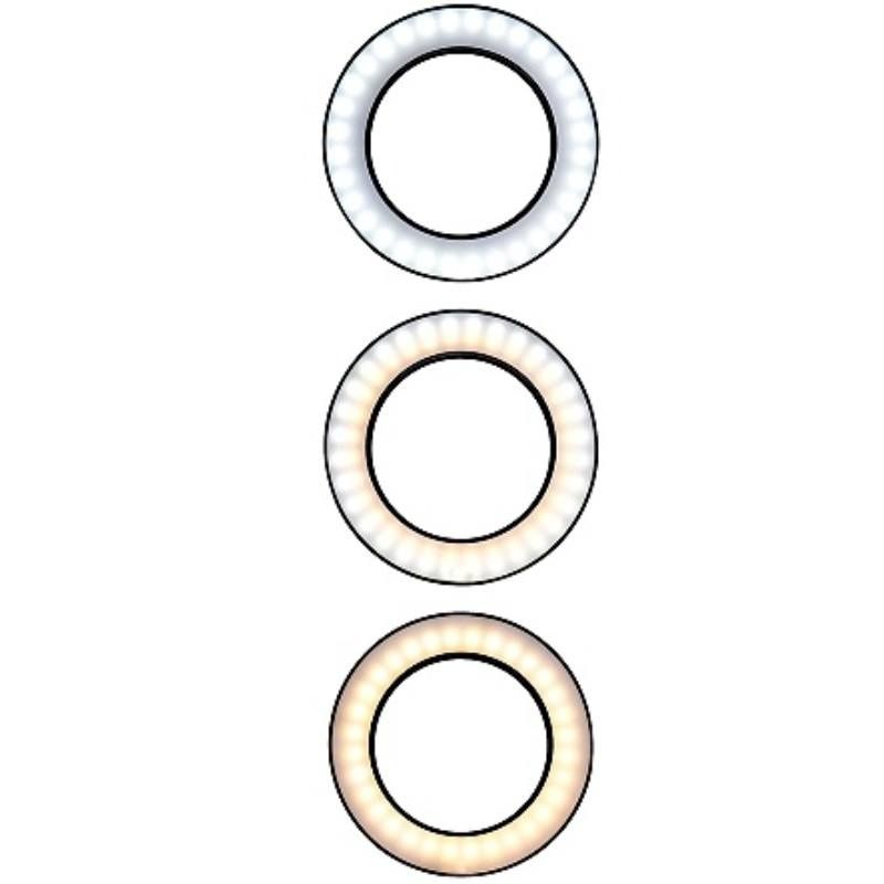 Ring Light 18'' com Tripé e Suporte Lucacell - Iluminador de Led 