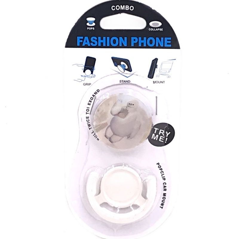 Suporte Pop Socket 3D Operação Big Hero - Baymax
