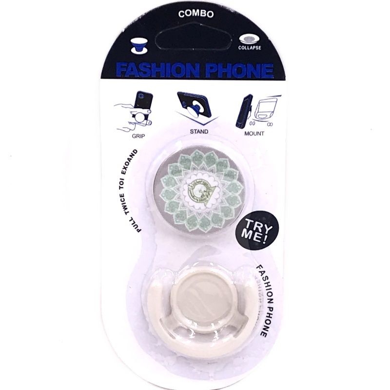 Suporte Pop Socket Green Religious Mandala Street Case