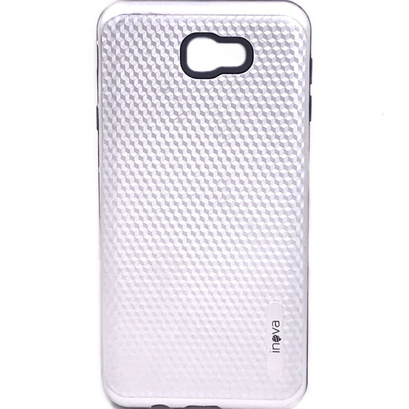 Capa Anti Choque Inova Pixels para Samsung Galaxy J7 Prime - Prata