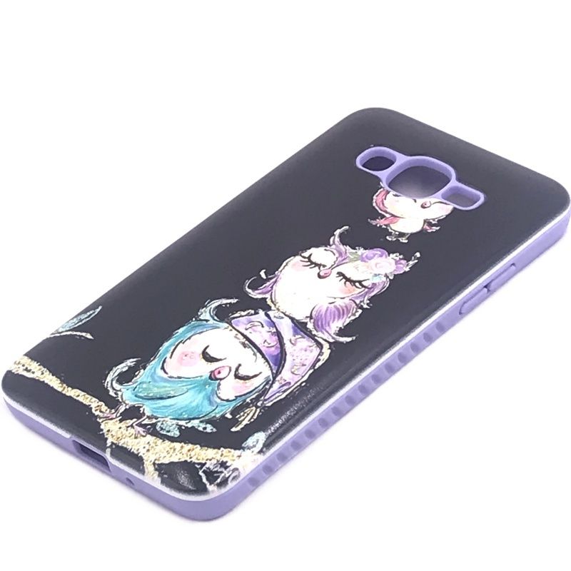 Capa Anti Impacto Corujas para Samsung Galaxy J2 Prime