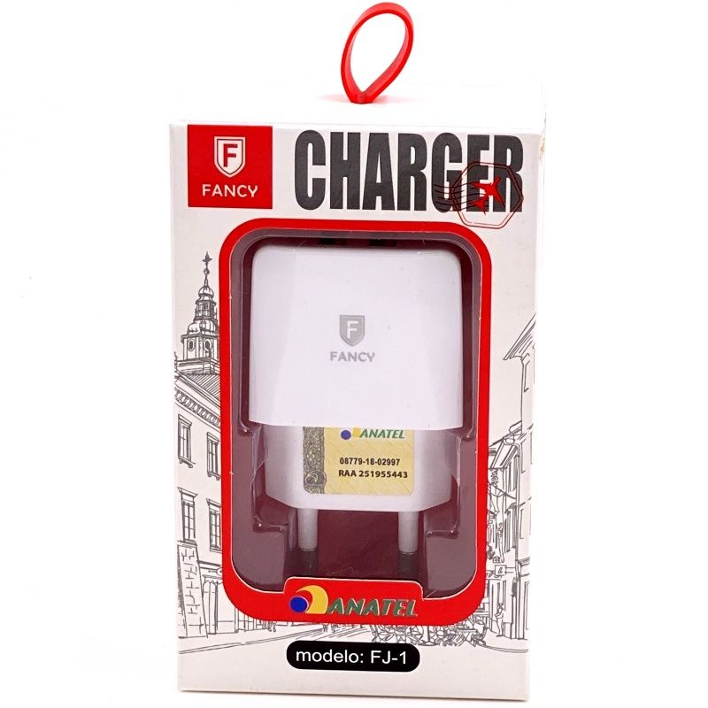 Carregador de Parede Fancy FJ-1 Usb Duplo Universal