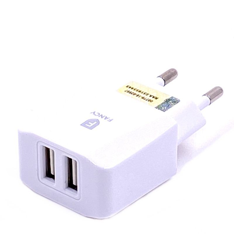 Carregador de Parede Fancy FJ-1 Usb Duplo Universal